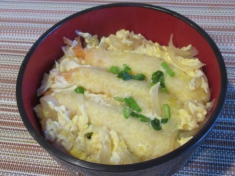 ランチに！えび天たまごとじ丼